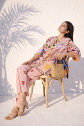 Stitched Printed Khaddar Shirt + Shalwar