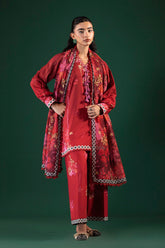 Unstitched Printed 3 Piece Lawn Suit