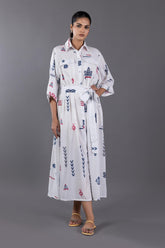 Stitched Printed Dress