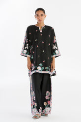 Stitched Printed Linen Shirt+ Shalwar