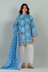 Stitched Printed Lawn Shirt+ Dupatta