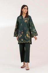 Stitched Printed Lawn Shirt+ Culotte
