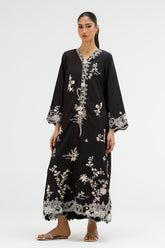 Stitched Embroidered Raw Silk Shirt+ Culotte