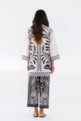 Stitched Printed Slub Shirt+ Culotte