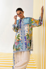 Stitched Printed Dobby Shirt + Shalwar