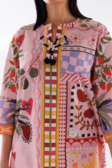 Stitched Printed Khaddar Shirt + Shalwar