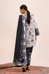 Unstitched 3 Piece Lawn Suit
