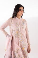 Stitched Embroidered Muzlin Lawn Suit