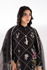 Stitched Embroidered Muzlin Lawn Suit