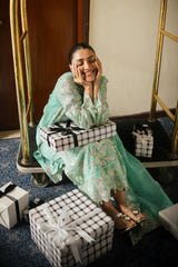 Stitched Embroidered Cotton Slub Shirt