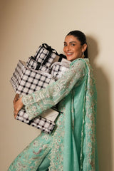 Stitched Embroidered Cotton Slub Shirt