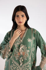 Stitched Luxury Lawn Suit