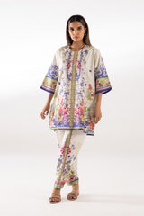 Stitched Printed Lawn Shirt + Shalwar