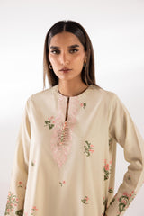 Stitched Printed Lawn Shirt + Culotte