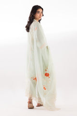 Stitched Muzlin Embroidered Lawn Suit