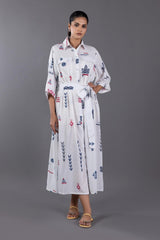 Stitched Printed Dress