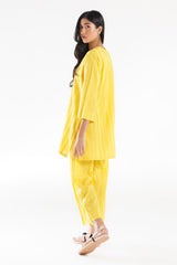 Stitched Dyed Brochia Shirt + Culotte