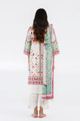 Stitched Printed Lawn Shirt + Dupatta