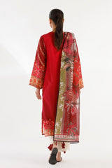 Stitched Printed Lawn Shirt + Dupatta