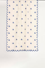 Off White Embroidered Monark Dupatta