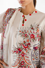 Stitched Printed Lawn Suit