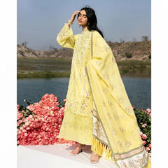 Unstitched Luxury Lawn Suit