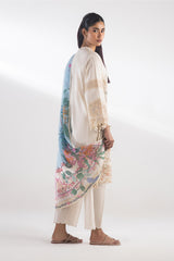 Stitched Luxury Lawn Suit